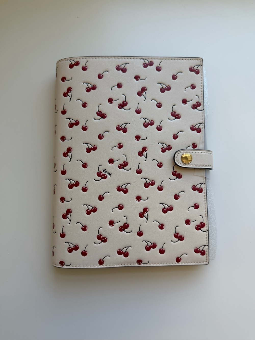 Coach Notebook With Cherry Print - Picture 3 of 8